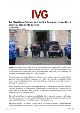 Il Vostro Giornale - 1 / 2 - 27.09.2021 2