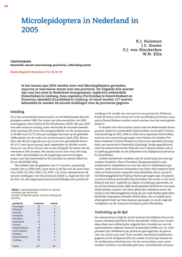 Microlepidoptera in Nederland in 2005