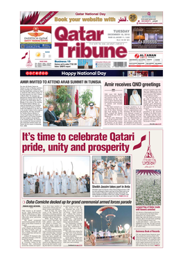 It's Time to Celebrate Qatari Pride, Unity and Prosperity