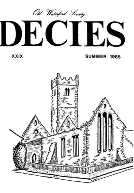 XXIX SUMMER 1985 DECIES Summer 1985 Page No