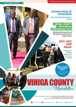 Vihiga County Newsletter Issue