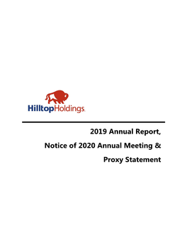 2019 Annual Report, Notice of 2020 Annual Meeting & Proxy Statement