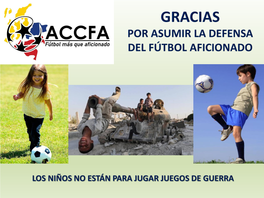 Accfa Presentación Ligas Profesionales a Nivel Internacional