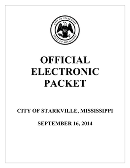 Official Electronic Packet