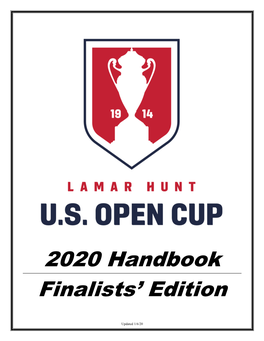 2020 Handbook Finalists' Edition