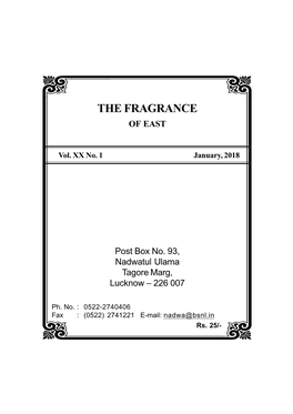 THE FRAGRANCE of Eastjan, 2018.Pmd