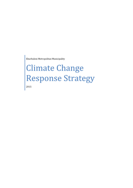 Climate Change Response Strategy