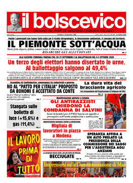 N.33 Data Editoriale 15 Ottobre 2020