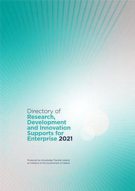 Research, Development and Innovation Supports for Enterprise 2021