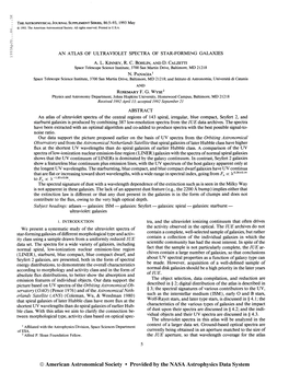 1993Apjs ... 86 ...5K the Astrophysical Journal Supplement