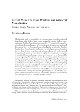 The Nine Worthies and Medieval Masculinities