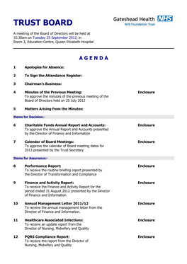 Board of Directors Agenda September 2012.Pdf