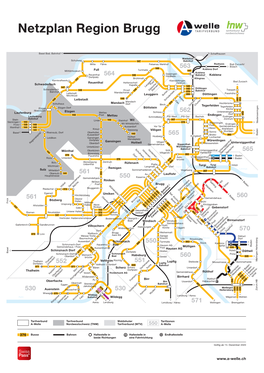 Netzplan Region Brugg