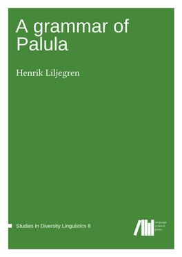 A Grammar of Palula