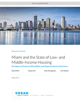 And Middle-Income Housing Strategies to Preserve Affordability and Opportunities for the Future