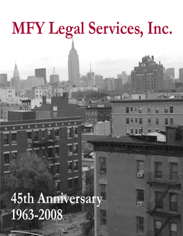 45Years Ago, MFY Legal Services Pioneered A