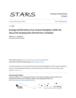 Ecology and Life History of an Amazon Floodplain Cichlid: the Discus Fish Symphysodon (Perciformes: Cichlidae)