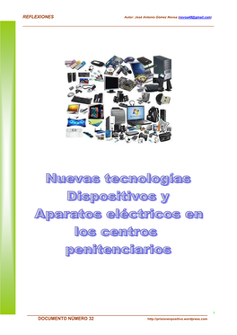 DOCUMENTO NÚMERO 32 REFLEXIONES Autor: José Antonio Gómez Novoa (Novoa48@Gmail.Com)