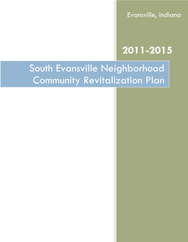 South Evansville Neighborhood Community Revitalization Plan