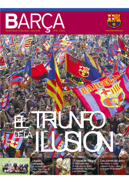 BARÇA Revista Oficial FC Barcelona · Junio 2005 Nº15 · 3 Euros