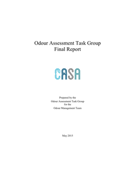Odour Assessment Task Group Final Report