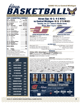 Akron Zips (6-3, 4-2 MAC) Dec