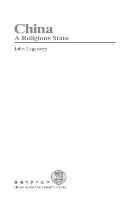 A Religious State