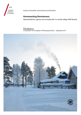 Homewarding Remoteness Representations, Agency and Everyday Life in a Tundra Village (NW Russia)