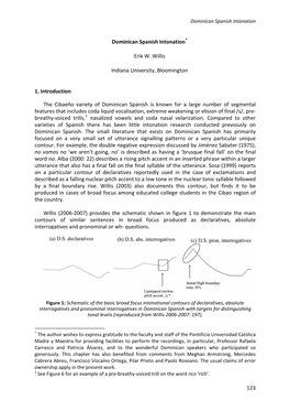 Dominican Spanish Intonation