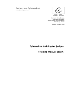 Training Manual (Draft)