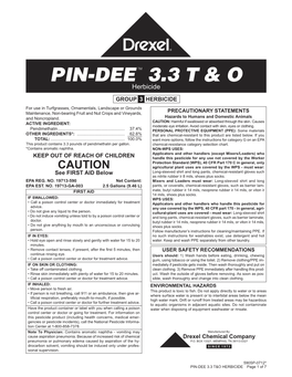 Pin-Dee ™ 3.3 T & O