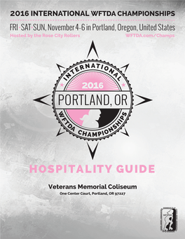 2016 International WFTDA Championships Hospitality Guide