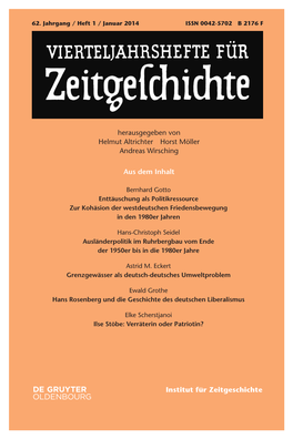 Heft 1 / Januar 2014 ISSN 0042-5702 B 2176 F