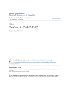 The Ouachita Circle Fall 2002 Ouachita Baptist University