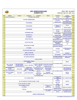 Ntv Newfoundland Rev# 2 - Wed., Jun