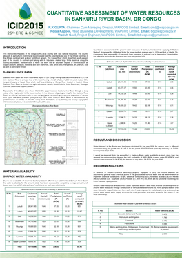 Ground Water Availability