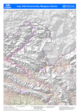 Iraq- Erbil Governorate, Mergasur District