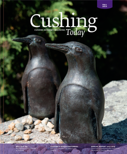 CUSHING TODAY MAGAZINE and ANNUAL REPORT Permit #1382