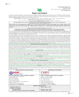 Bajaj Corp Limited