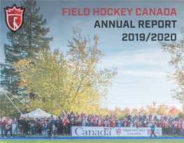 Field Hockey Canada Annual Report 2019/2020