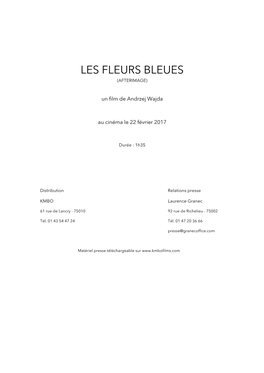 Les Fleurs Bleues (Afterimage)