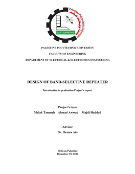 Design of Band-Selective Repeater