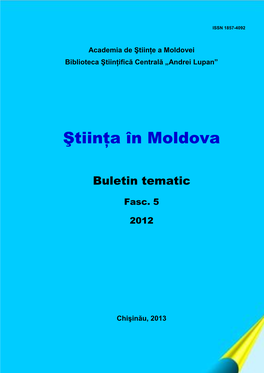 Ştiinţa În Moldova