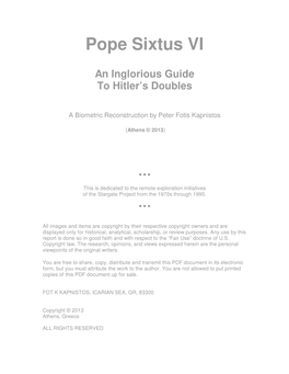 Pope Sixtus VI