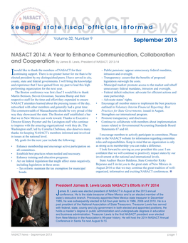 NASACT News, September 2013