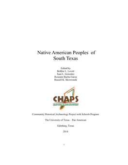 Native American Peoples of South Texas