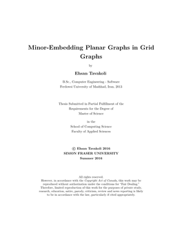 Minor-Embedding Planar Graphs in Grid Graphs