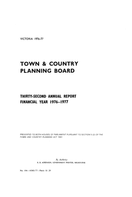 Town & Country Planning Board
