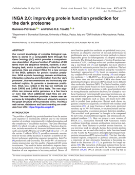 INGA 2.0: Improving Protein Function Prediction for the Dark Proteome