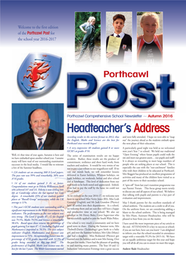 PORTHCAWL POST Autumn 2016 Porthpost Winter 2016 Master Layout 1 12/11/2016 10:26 Page 3